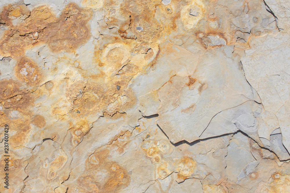 Granular limestone rock surface As background Granular limestone rock surface As background