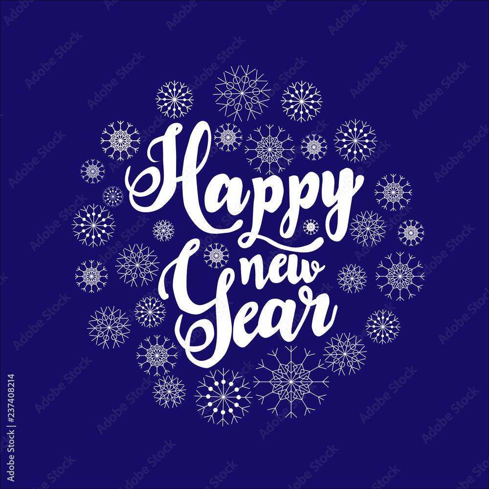 New year illustration for invitations, cards, templates