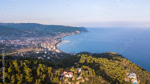 ligurian coast of Diano Marina photo