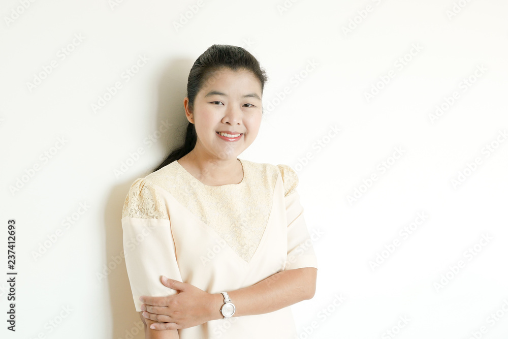 Portrait of Beautiful Young Asian Woman Smiling Portrait of Beautiful Young Asian Woman Smiling
