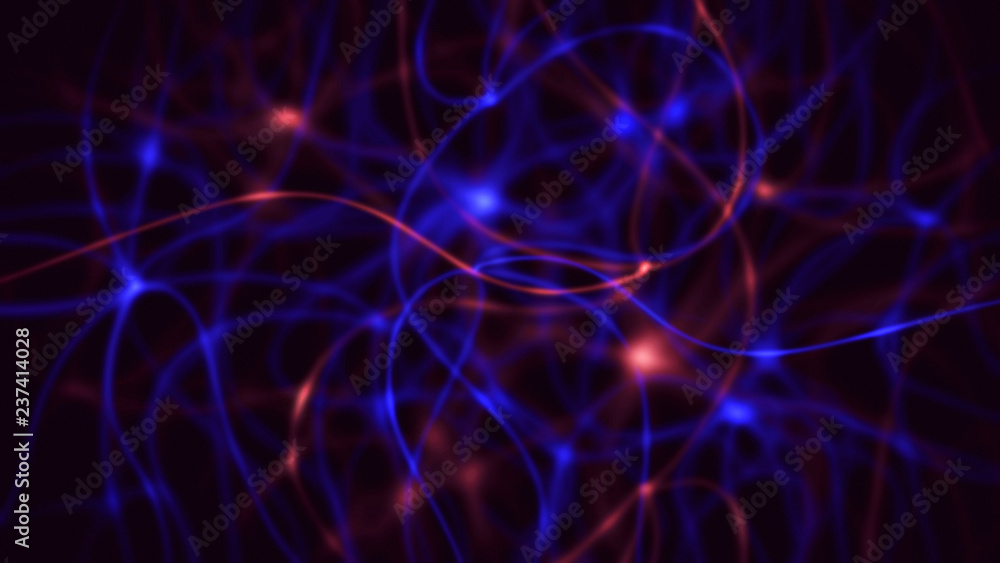 Abstract background that shows connections between nodes - data, information, or biological objects such as neurons. Abstract background that shows connections between nodes - data, information, or biological objects such as neurons.