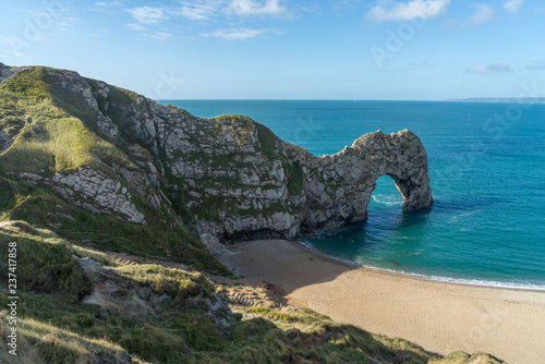 Durdle Door archway, Jurassic Coastline, Dorset, England