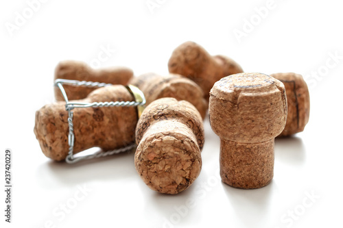 Used champagne corks