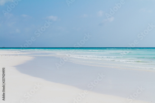 Desert beach in Zanzibar, Tanzania  © Wally