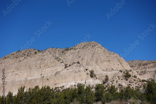 View of the Kasha-Katuwe Tent Rocks National Monument in New Mexico