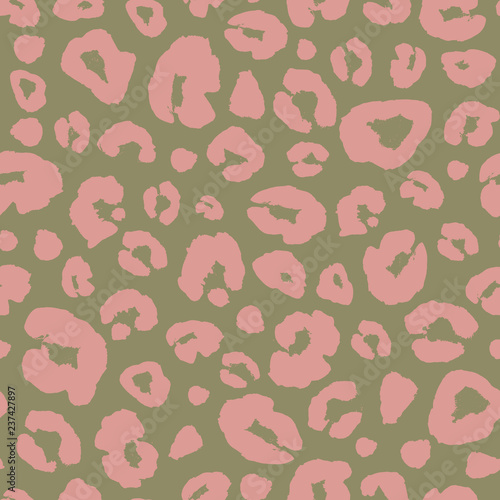 Leopard skin print seamless...