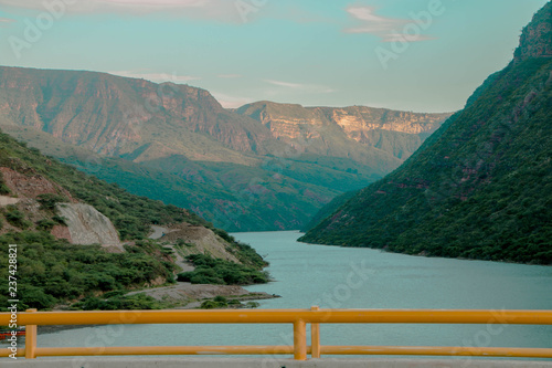 Sogamoso river damn photo