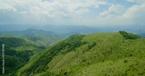 Wallpaper Mural Aerial view of the mountain Kopaonik. Mountain peak. Aerial drone footage of mountain Kopaonik. 4k video Torontodigital.ca