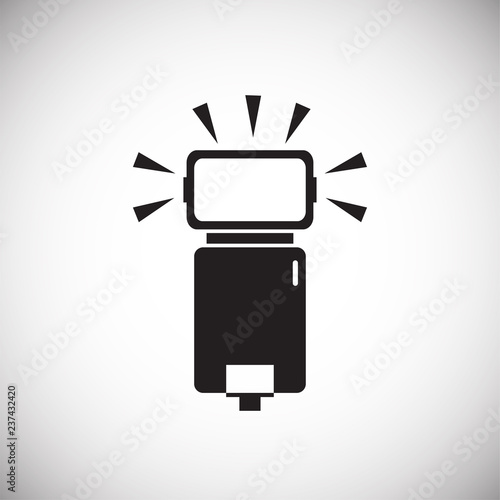 Speed flash icon on white background for graphic and web design, Modern simple vector sign. Internet concept. Trendy symbol for website design web button or mobile app