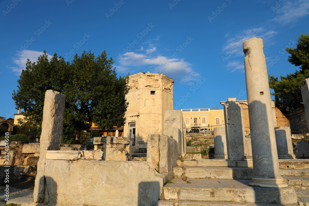 Remains of the Roman Agora, Athens, Greece