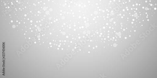 Magic stars random Christmas background. Subtle fl