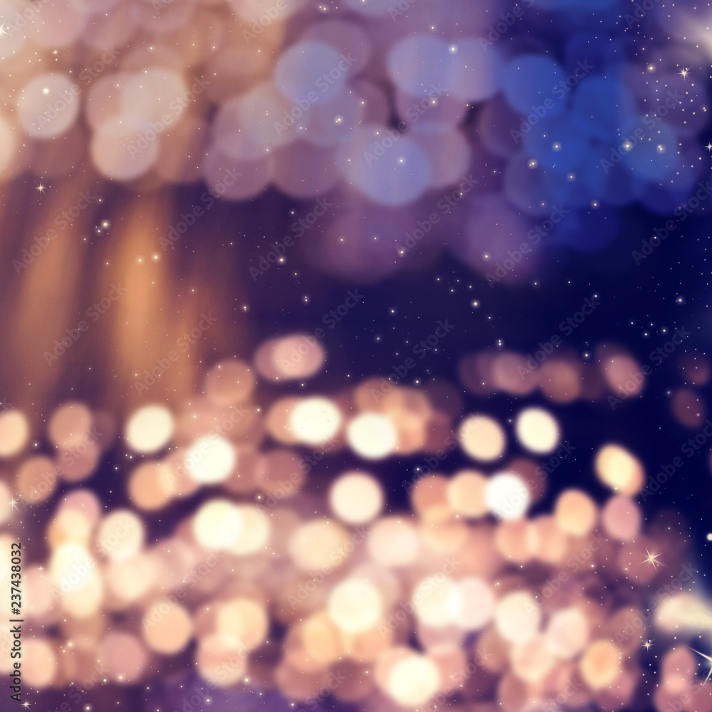 blurred bokeh of Christmas lights blurred bokeh of Christmas lights