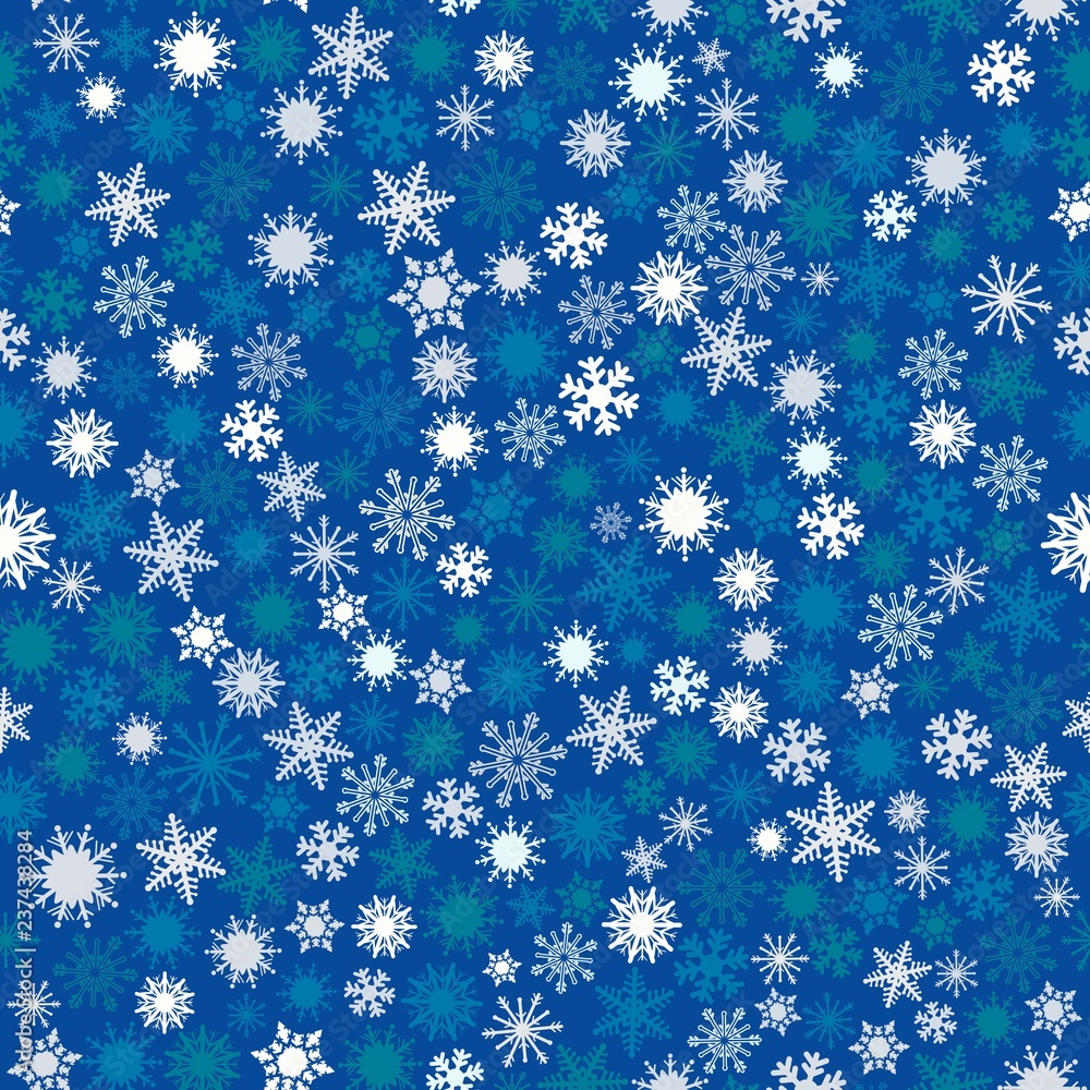 Seamless pattern from winter snowflakes. Winter concept. Vector illustration. Seamless pattern from winter snowflakes. Winter concept. Vector illustration.