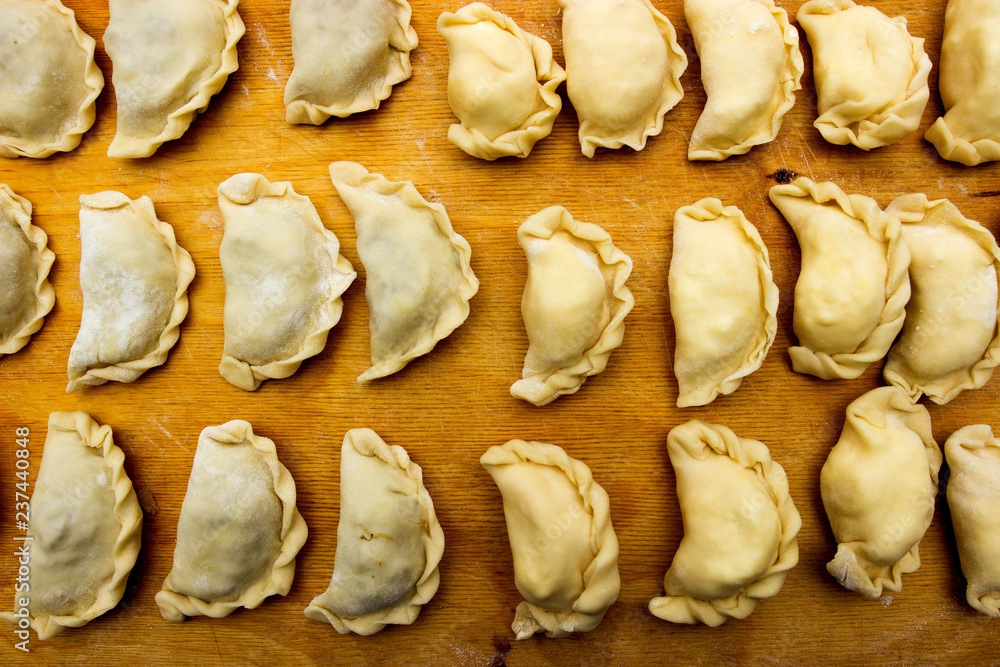 Pierogi on the table