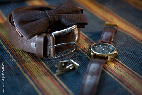belt and watch