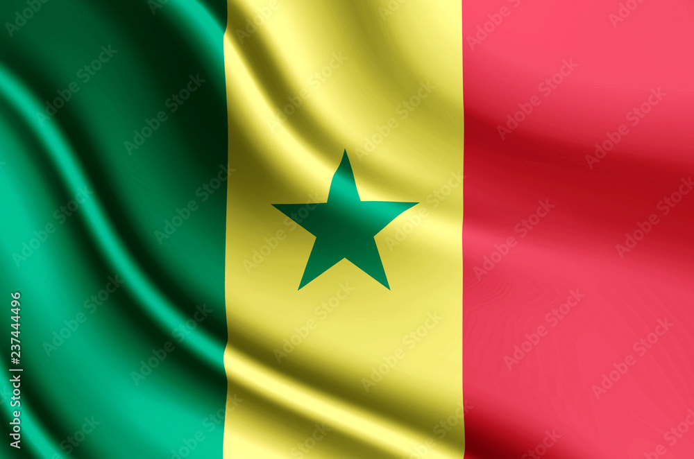 Naklejka premium Senegal
