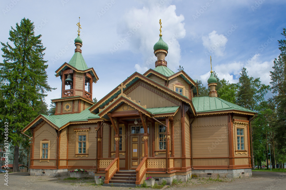 the  St. Nicholas church  in Joensuu, Finland 
