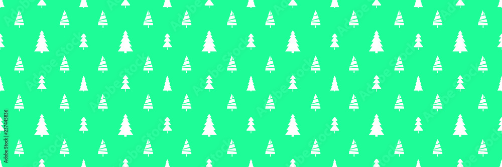 Obraz premium Seamless pattern with christmas trees. Abstract geometric wallpaper. Holiday texture. Print for textiles, fabrics, polygraphy, posters. Greeting cards