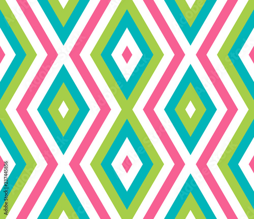 Seamless abstract background with rhombuses. Infinity geometric pattern.  Seamless geometric pattern. Vector illustration.
