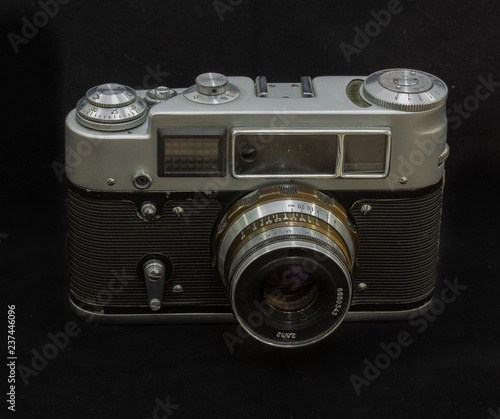 Analog film camera of the Soviet time