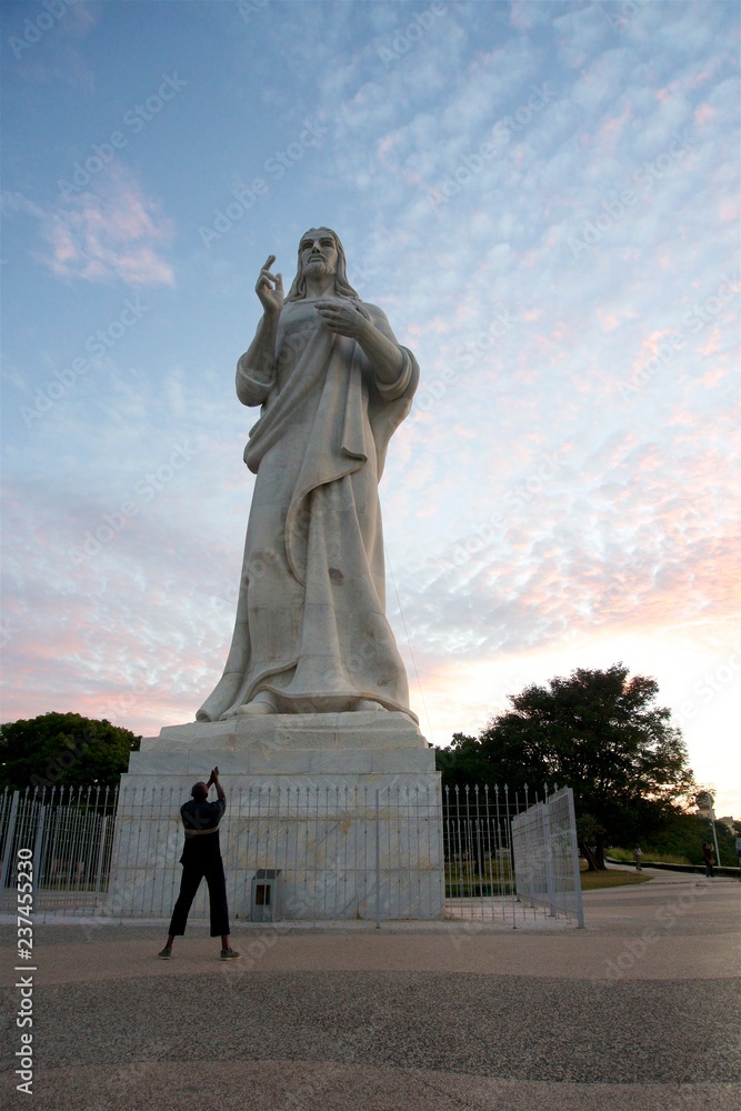 Cristo, Christo, christ in Havana, Habana , Cuba at Casa Blanco