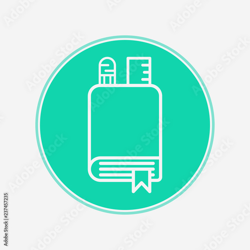 Book vector icon sign symbol