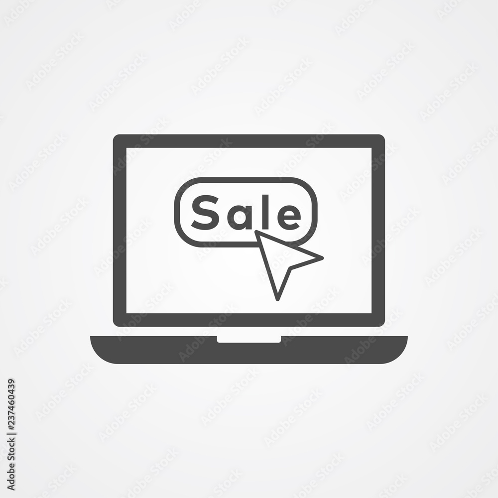 Sale button vector icon sign symbol Sale button vector icon sign symbol