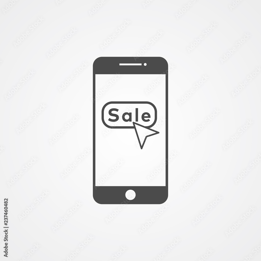 Sale button vector icon sign symbol Sale button vector icon sign symbol