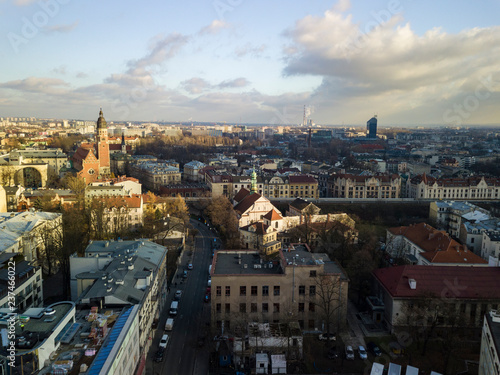 Krakow's Old Town from a bird's eye view, Poland © Krzysztof Tabor