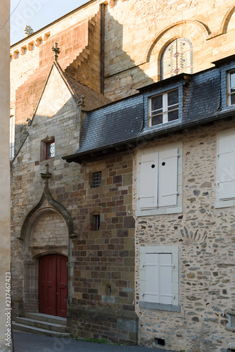 Cathedral of the Holy Trinity of Laval. Mayenne, Pays de Loire, France. August 5, 2018 