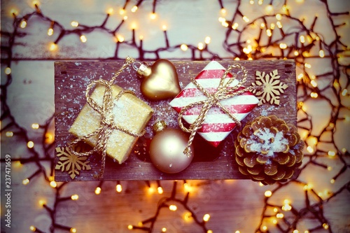 Weihnachtskarte Geschenke -...