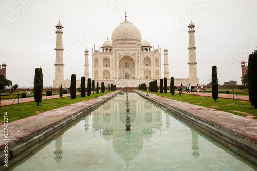 The stunning Taj Mahal in Agra India