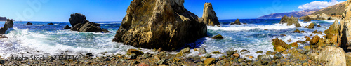 Panoramic Coastline along California's Big Sur