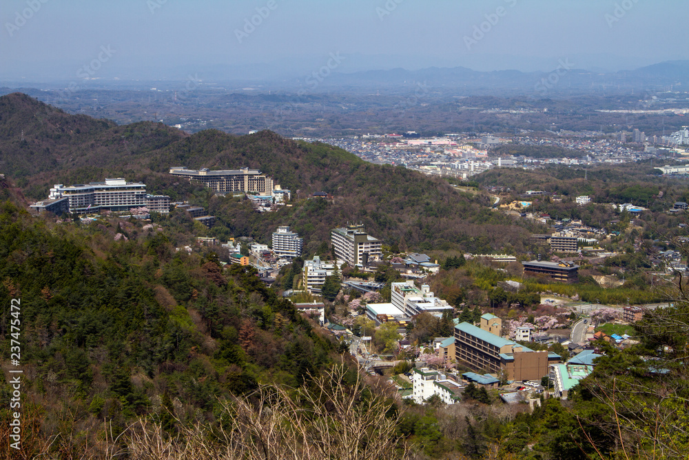 有馬温泉 温泉街俯瞰 有馬温泉 温泉街俯瞰