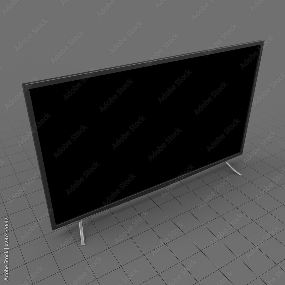 Modern flat screen television Stock 3D 에셋 Adobe Stock