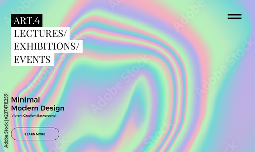 vibrant gradient holographic background