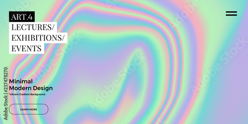 vibrant gradient holographic background