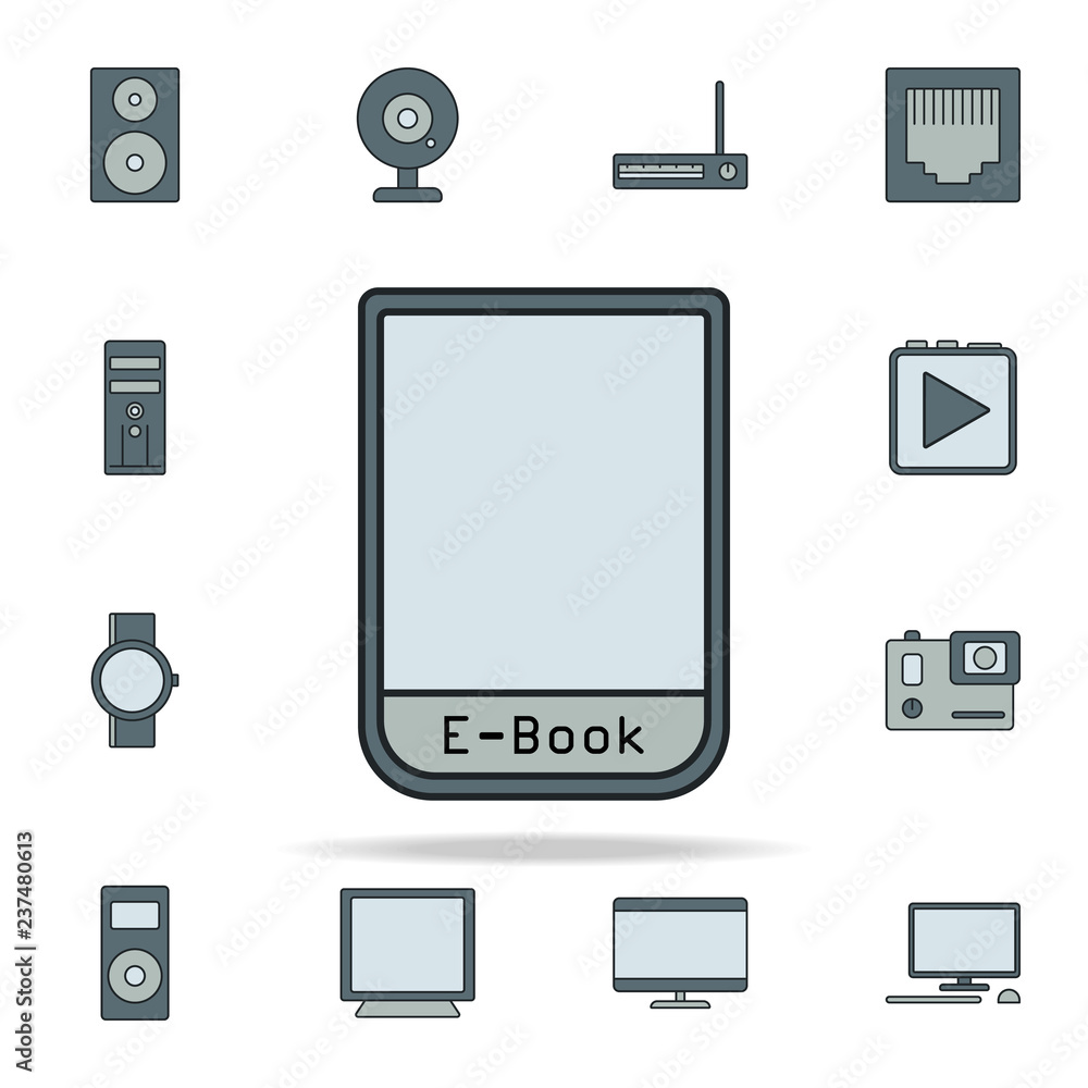 eBook icon. Devices icons universal set for web and mobile eBook icon. Devices icons universal set for web and mobile
