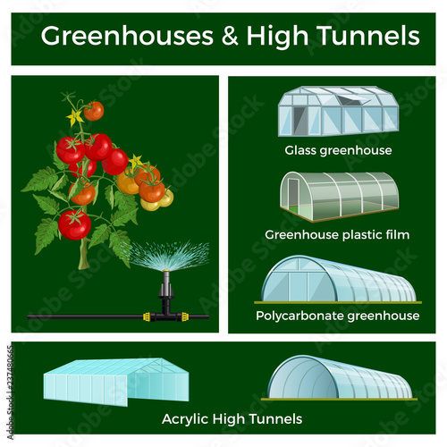 Greenhouses and high tunnels set