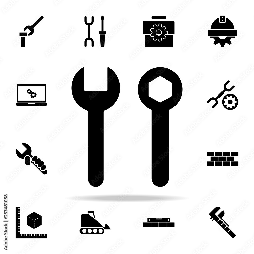 Fototapeta premium nut tools icon. Engineering icons universal set for web and mobile