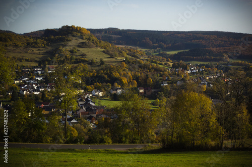 Eifel Dorf in den Bergen