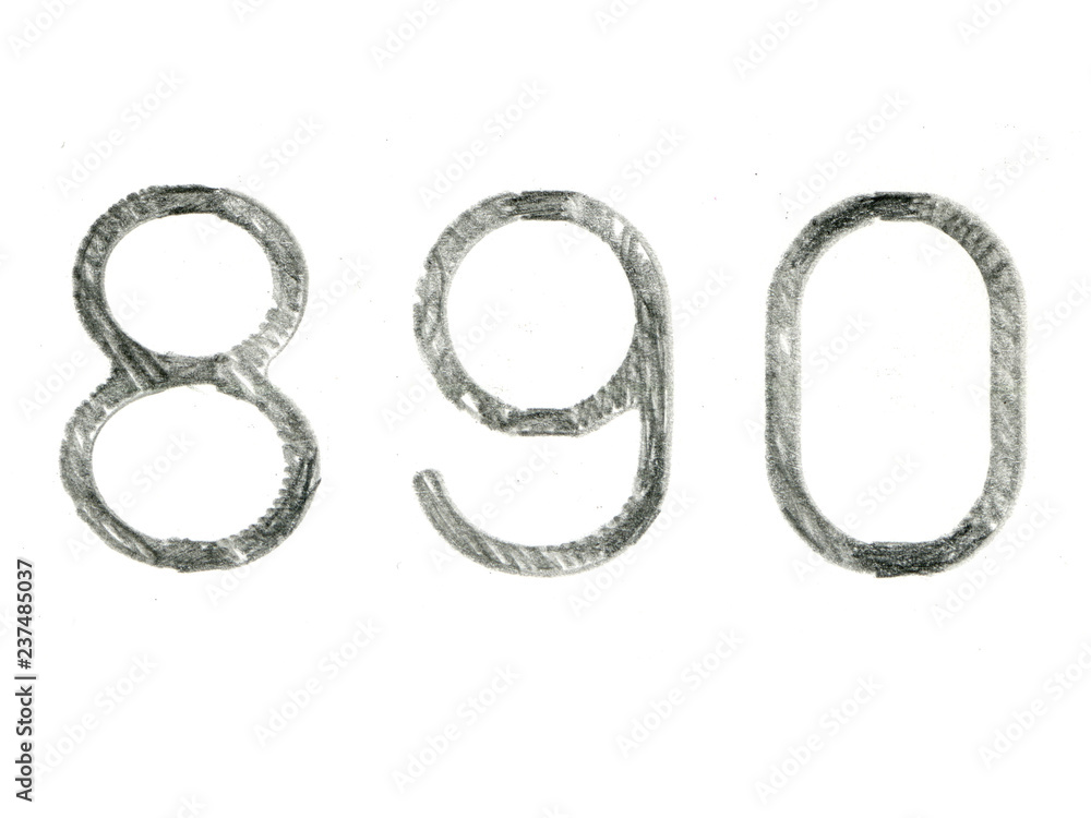 Stenciled letters Stenciled letters