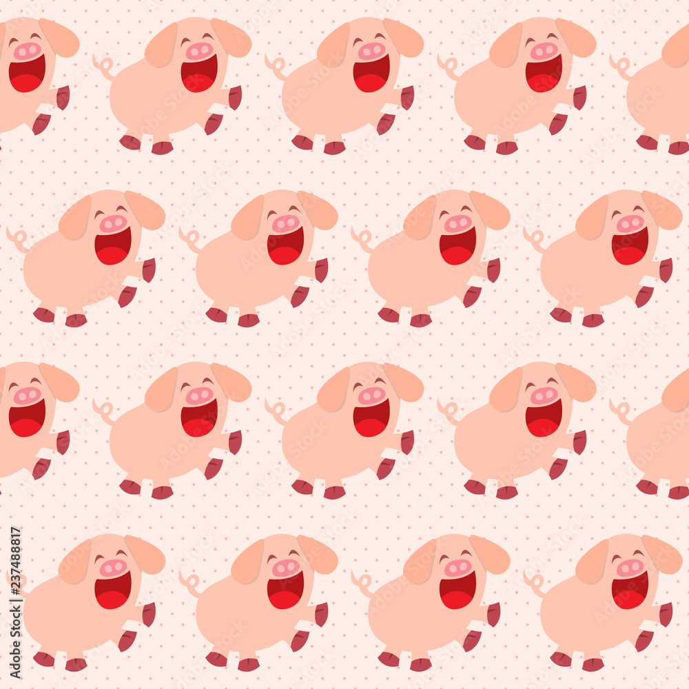 pig seamless pattern