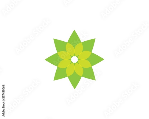 flower logo vector