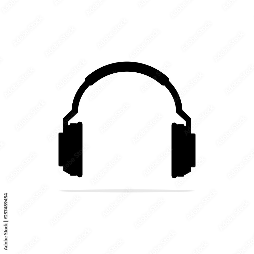 Earphone icon. Vector concept illustration for design Earphone icon. Vector concept illustration for design