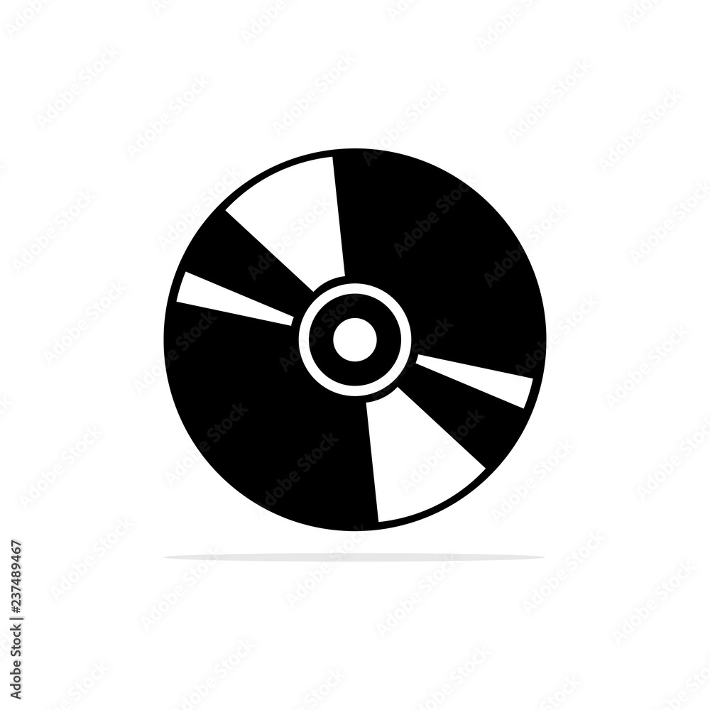 compact disc icon. Vector concept illustration for design compact disc icon. Vector concept illustration for design
