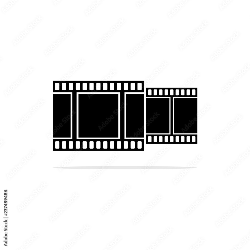 film icon. Vector concept illustration for design