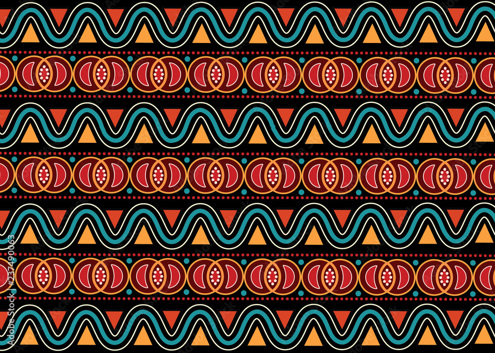 Aboriginal abstract seamless vector background. Aboriginal abstract seamless vector background.