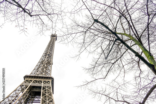 Eiffel Tower, Photo image a Beautiful panoramic view of Paris Metropolitan City