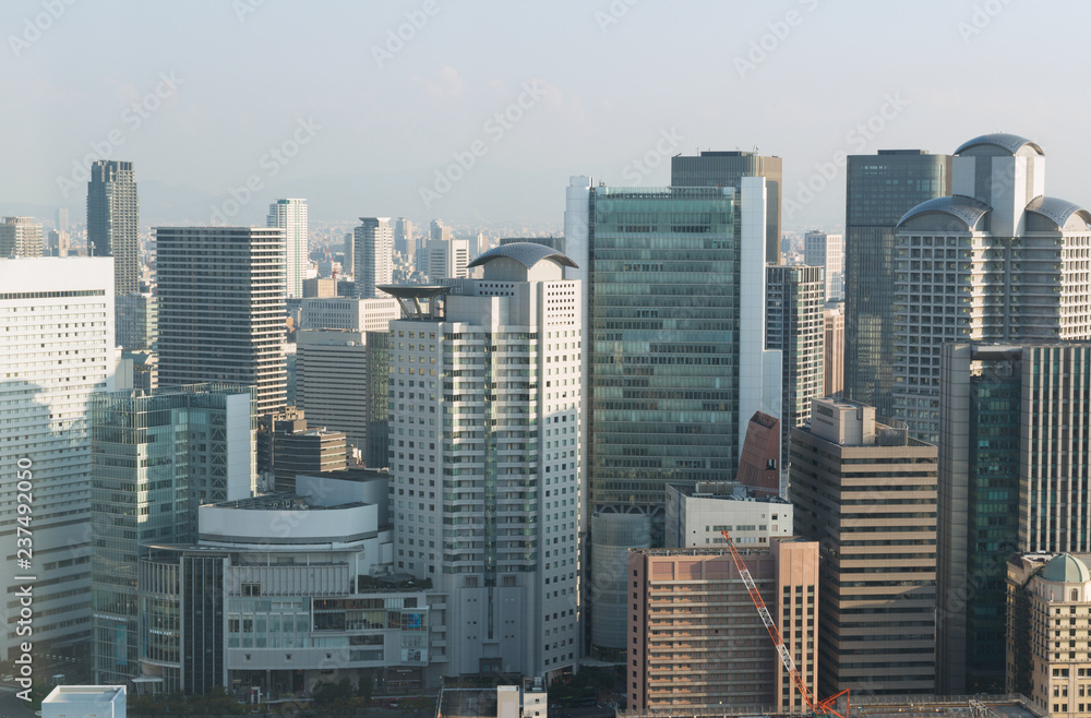 Obraz premium 梅田スカイビルからの景色